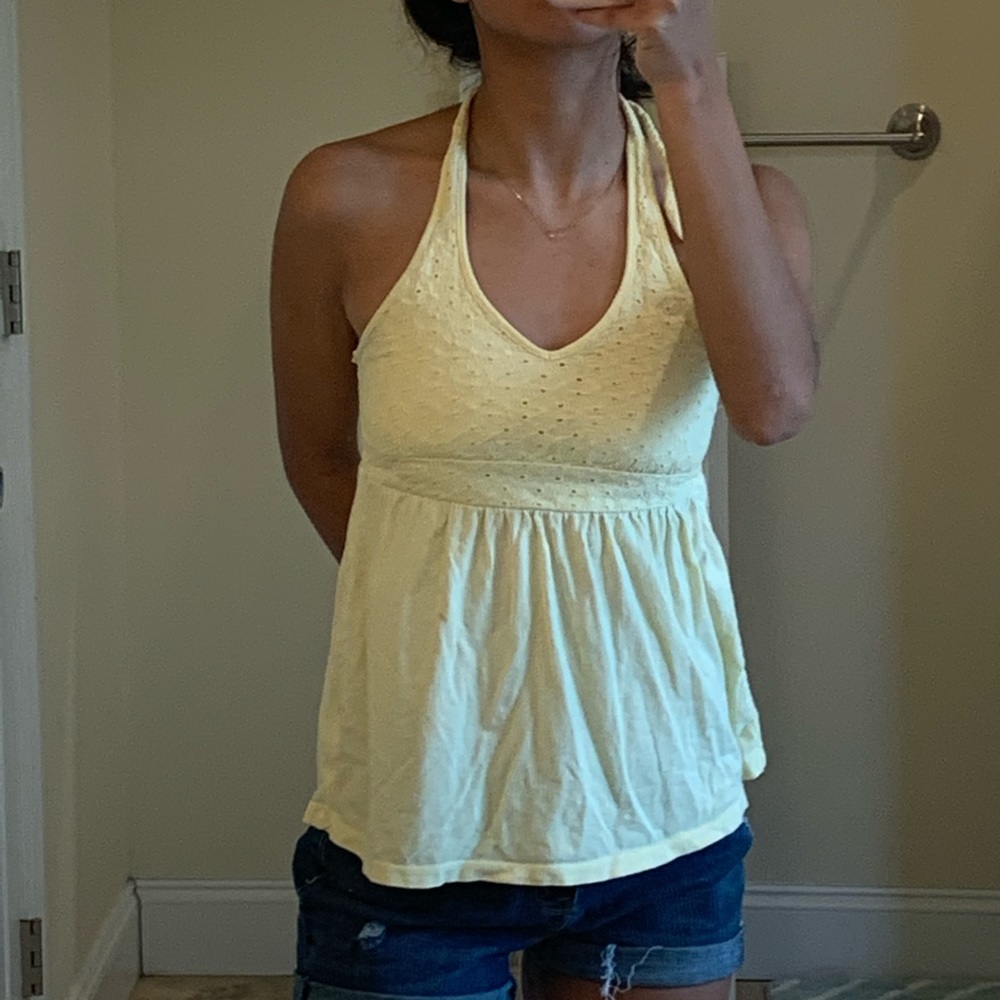Yellow Halter top
